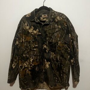 Mossy Oak Men's Woodland Camo Shirt Jacket